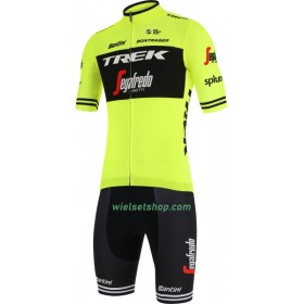Fietskleding (Fietsshirt + Korte Koersbroek) 2019 Trek-Segafredo N002